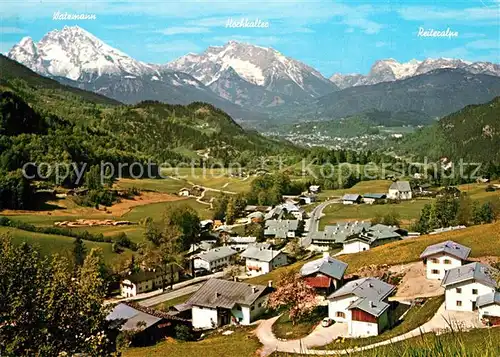 AK / Ansichtskarte Oberau_Berchtesgaden Panorama Oberau Berchtesgaden