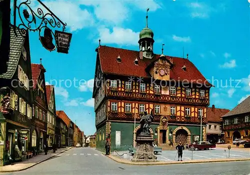 AK / Ansichtskarte Staffelstein Rathaus Staffelstein