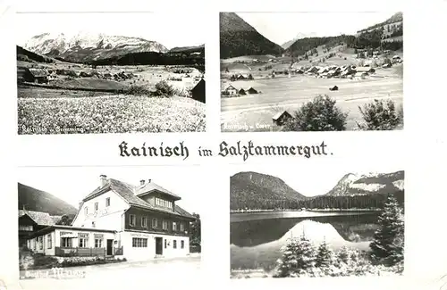 AK / Ansichtskarte Kainisch Grimming Gasthof Muss Loser Seepanorama Kainisch