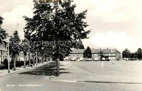 AK / Ansichtskarte Breda_Noord Brabant Schoolakkerplein Breda Noord Brabant