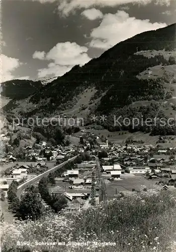 AK / Ansichtskarte Schruns_Tschagguns mit Silbertal Montafon 