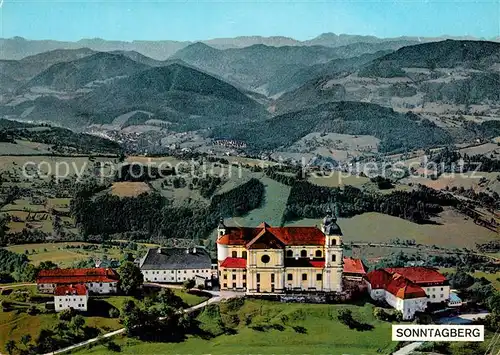 AK / Ansichtskarte Sonntagberg Wallfahrtskirche 18. Jhd. Fliegeraufnahme Sonntagberg