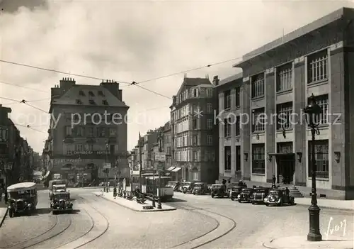 AK / Ansichtskarte Brest_Finistere Place Anatole France et lhotel des postes Brest_Finistere