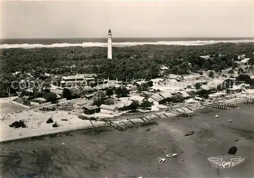 AK / Ansichtskarte Cap Ferret La Page du Phare Vue aerienne Cap Ferret