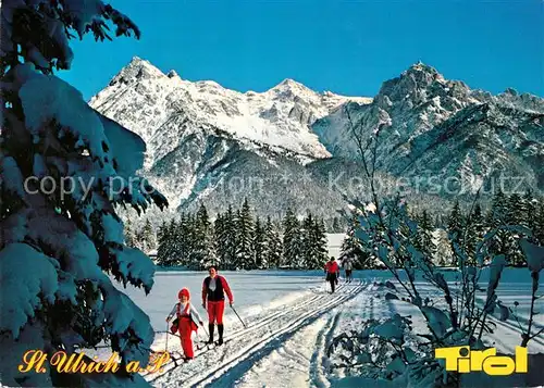 AK / Ansichtskarte St_Ulrich_Pillersee Ski Langlauf St_Ulrich_Pillersee