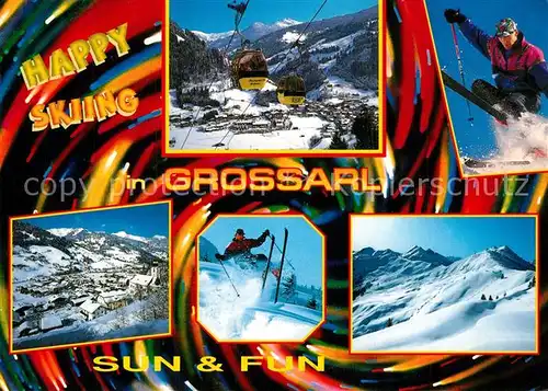 AK / Ansichtskarte Grossarl Skiing Seilbahn  Grossarl