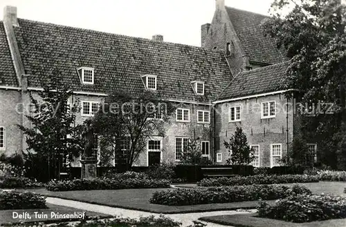 AK / Ansichtskarte Delft Tuin Prinsenhof Delft