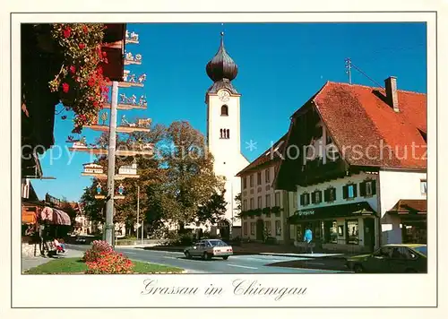 AK / Ansichtskarte Grassau_Chiemgau Maibaum  Grassau Chiemgau