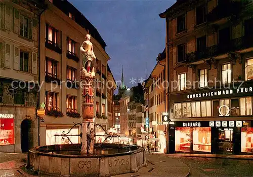 AK / Ansichtskarte Lausanne_VD La Fontaine de la Palud Lausanne VD