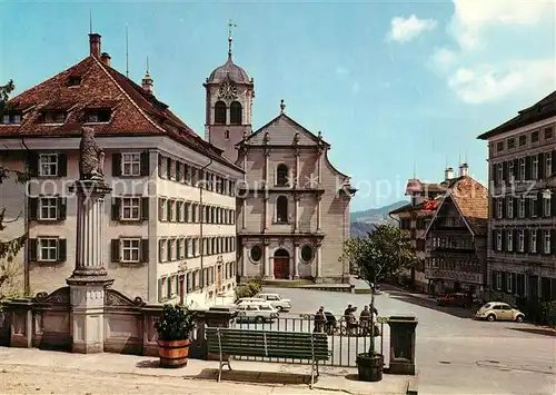 AK / Ansichtskarte Trogen_AR Landsgemeindeplatz Trogen_AR