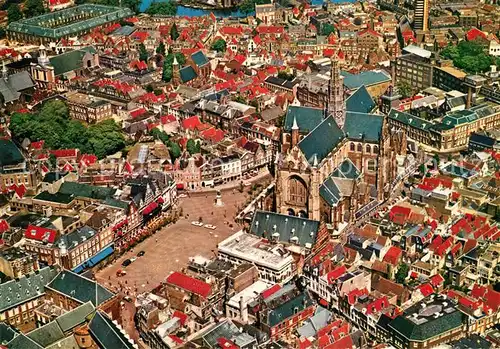 AK / Ansichtskarte Haarlem St Bavokerk luchtfoto Haarlem