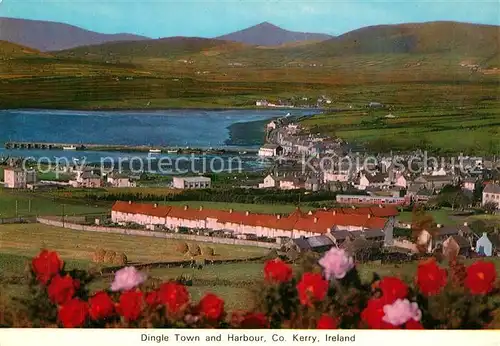 AK / Ansichtskarte Dingle_Kerry Panorama Town and Harbour Dingle_Kerry