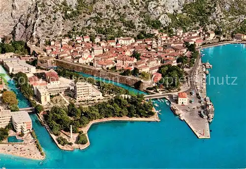 AK / Ansichtskarte Kotor_Montenegro Fliegeraufnahme Kotor Montenegro