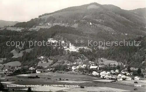 AK / Ansichtskarte Unzmarkt Frauenburg Panorama Sommerfrische Unzmarkt Frauenburg