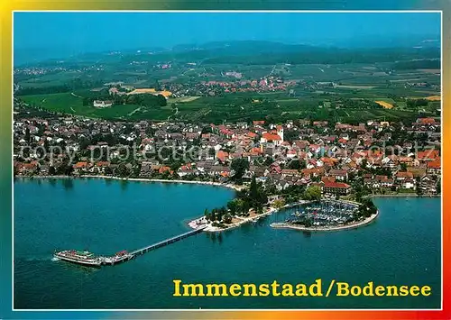 AK / Ansichtskarte Immenstaad_Bodensee Fliegeraufnahme Immenstaad_Bodensee