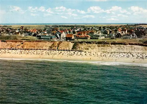 AK / Ansichtskarte Wenningstedt_Sylt Nordseeheilbad Fliegeraufnahme Wenningstedt_Sylt