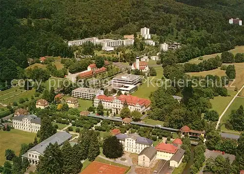 AK / Ansichtskarte Bad_Brueckenau Staatsbad Naturpark Bayerische Rhoen Fliegeraufnahme Bad_Brueckenau