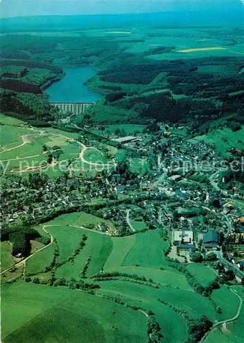 AK / Ansichtskarte Hellenthal_Eifel Olef Talsperre Fliegeraufnahme Hellenthal_Eifel