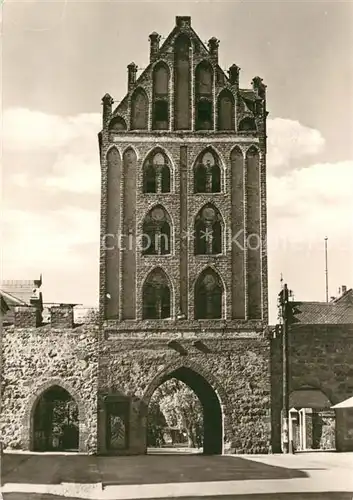 AK / Ansichtskarte Templin Berliner Tor Templin