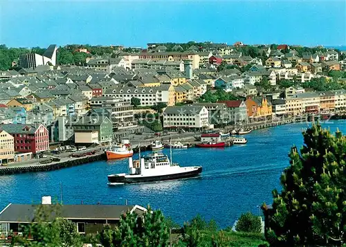 AK / Ansichtskarte Kristiansund Panorama Hafen Kristiansund