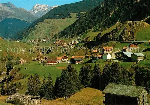 AK / Ansichtskarte Parde Platta und Curaglia gegen Piz Toedi Val Medel Lukmanierpass 