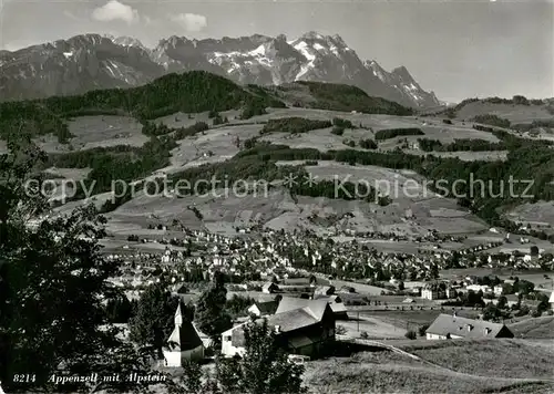 AK / Ansichtskarte Appenzell_IR mit Alpstein Appenzell IR