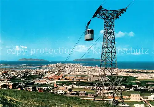 AK / Ansichtskarte Trapani Panorama e Funivia Trapani