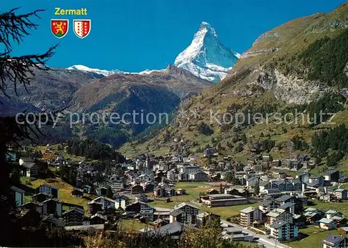 AK / Ansichtskarte Zermatt_VS Matterhorn Mont Cervin Zermatt_VS