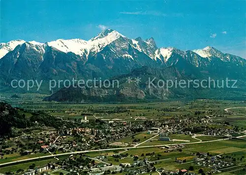 AK / Ansichtskarte Sargans Fliegeraufnahme Falknis Gleckh?rner  Sargans