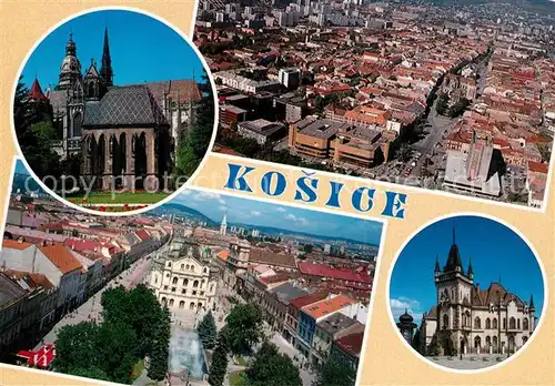 AK / Ansichtskarte Kosice Dom Stadtpanorama Palast Kosice