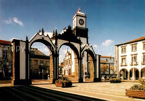 AK / Ansichtskarte Ponta_Delgada S Miguel Portas da Cidade Ponta Delgada