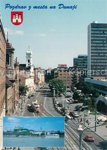 AK / Ansichtskarte Bratislava Spitalska ulica Hrad Strassenpartie Innenstadt Burg Bratislava