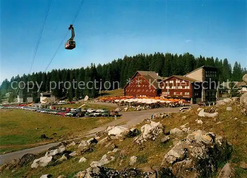 AK / Ansichtskarte Schwaegalp_AR Gasthaus mit Luftseilbahn Schwaegalp AR