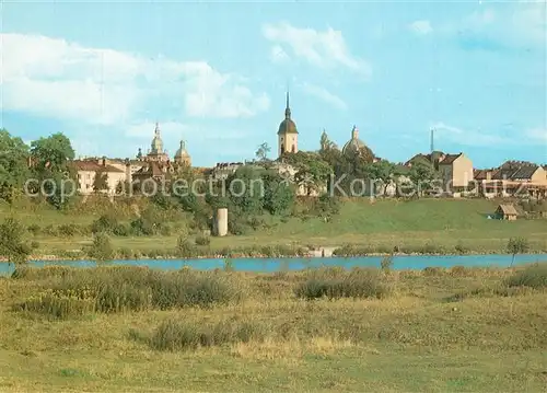 AK / Ansichtskarte Nowy_Sacz_Kleinpolen Widok znad Dunajca Partie am Fluss Nowy_Sacz_Kleinpolen