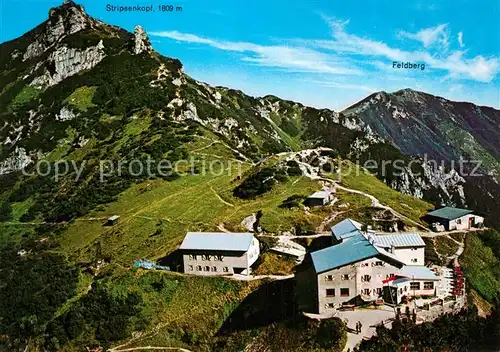 Stripsenjochhaus mit Stripsenkopf und Feldberg Kaisergebirge Stripsenjochhaus