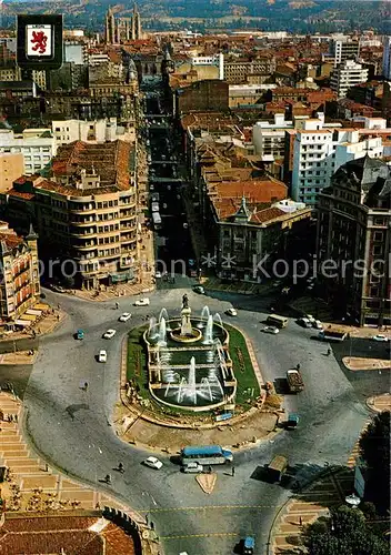 Leon_Castilla_y_Leon Centro Plaza vista aerea Leon_Castilla_y_Leon