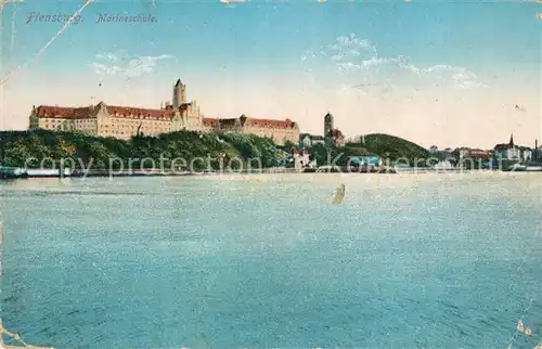 AK / Ansichtskarte Flensburg Marineschule Flensburg