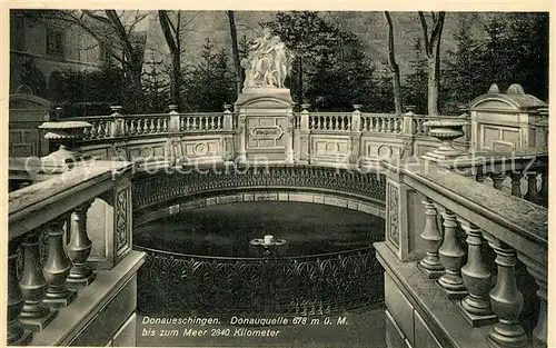 AK / Ansichtskarte Donaueschingen Donauquelle  Donaueschingen