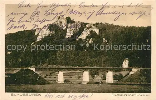 AK / Ansichtskarte Blaubeuren Rusenschloss Blaubeuren