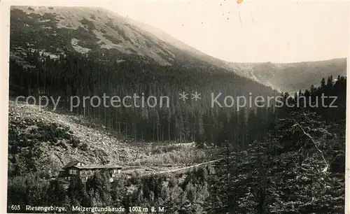 AK / Ansichtskarte Riesengebirge Melzergrundbaude Riesengebirge