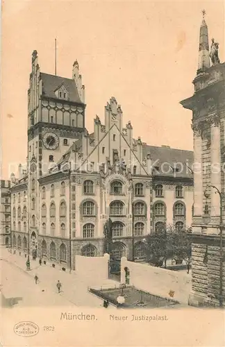 AK / Ansichtskarte Muenchen Neuer Justizpalast Muenchen