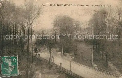 Lille_Nord Lille Roubaix Tourcoing par le nouveau Boulevard Lille_Nord