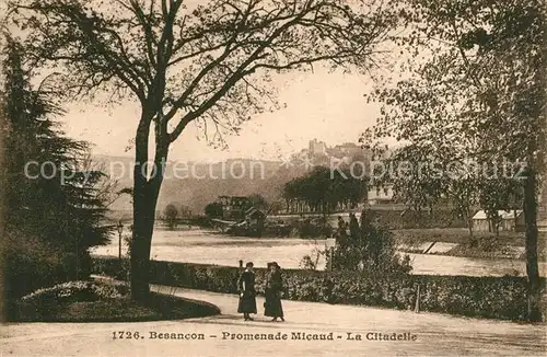 Besancon_Doubs Promenade Micaud la Citadelle Besancon Doubs