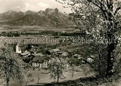 AK / Ansichtskarte Brannenburg mit Heuberg Brannenburg