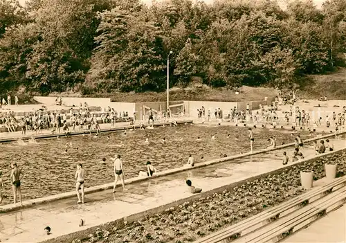 AK / Ansichtskarte Brandenburg_Havel Schwimmbad am Marienberg Brandenburg Havel