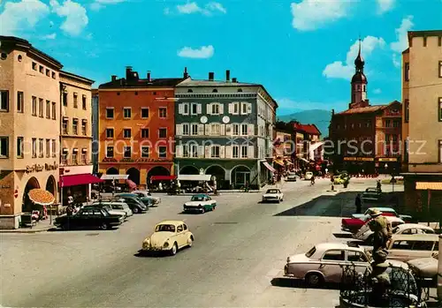 AK / Ansichtskarte Rosenheim_Bayern Ludwigsplatz mit Hochries Rosenheim Bayern