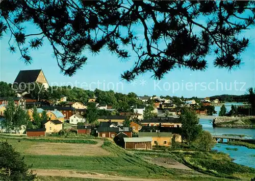 AK / Ansichtskarte Porvoo Blick vom Linnanmaeki Berg  Porvoo