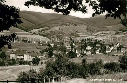 AK / Ansichtskarte Oberhundem Panorama Oberhundem