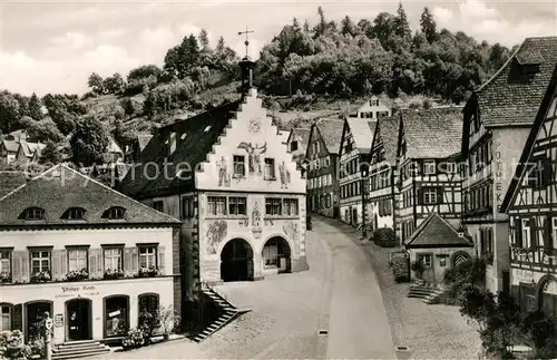 AK / Ansichtskarte Schiltach Marktplatz Rathaus Schiltach