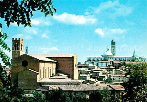 Siena Panorama con Baslica di San Domenico e la Cattedrale Siena